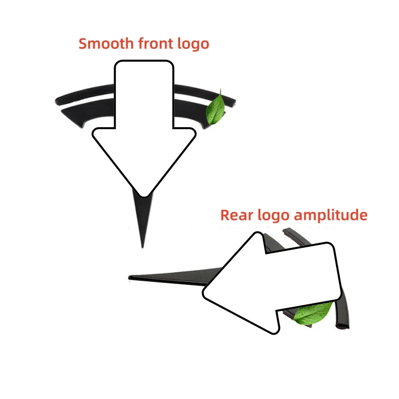 Hot Sale Front & Rear Metal Badges for Tesla Model 3 S X Y Hood Badge Body Stickers Use