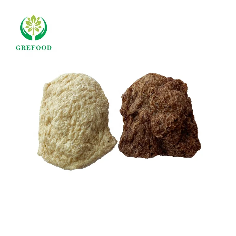 HALAL TVP as Vegetarian Beef 50%~68% protein textured soy protein chewy plant meat factory wholesale textured vegetable protein