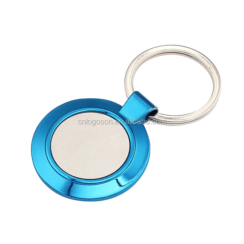 Custom Cheap Blank Metal Key Chain With Logo Printing Promotion