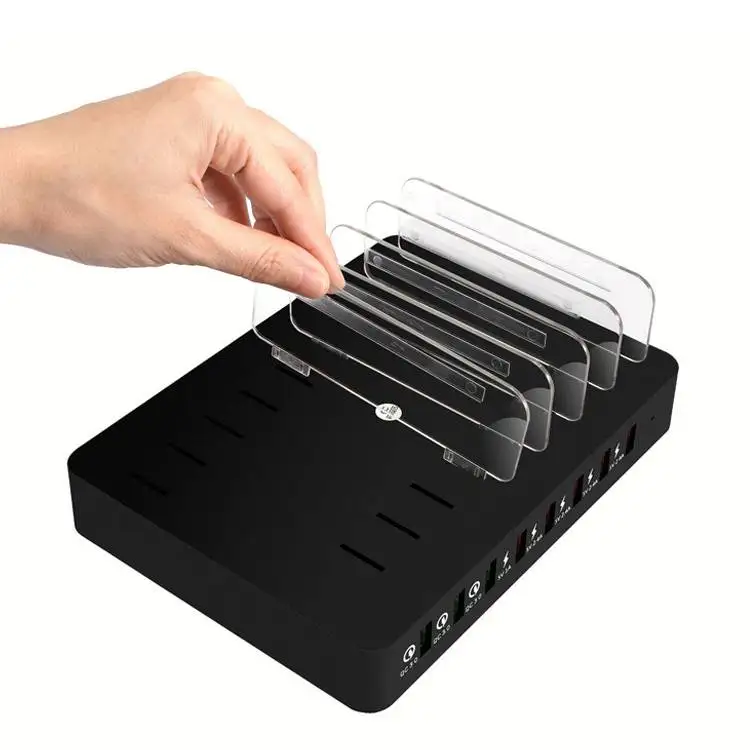 
8 USB ports charging station,QC3.0 fast charger,110V multi-port charger for iPhone samsung 