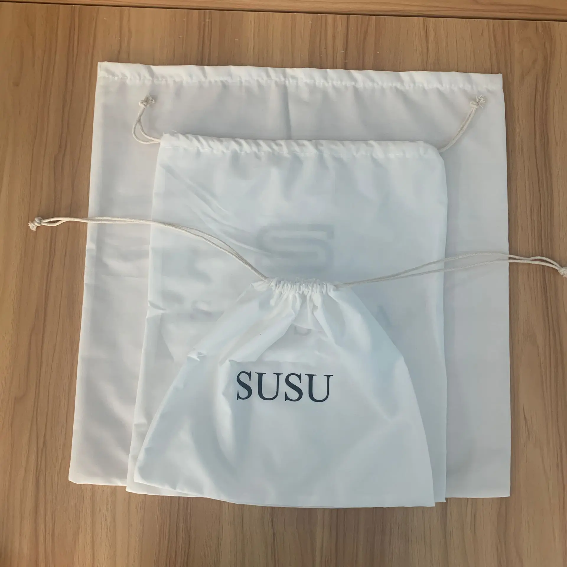 Wholesale LOGO printed Canvas Cotton Drawstring shoe bag gift bag Custom handbag dust bags covers for handbags with logo print