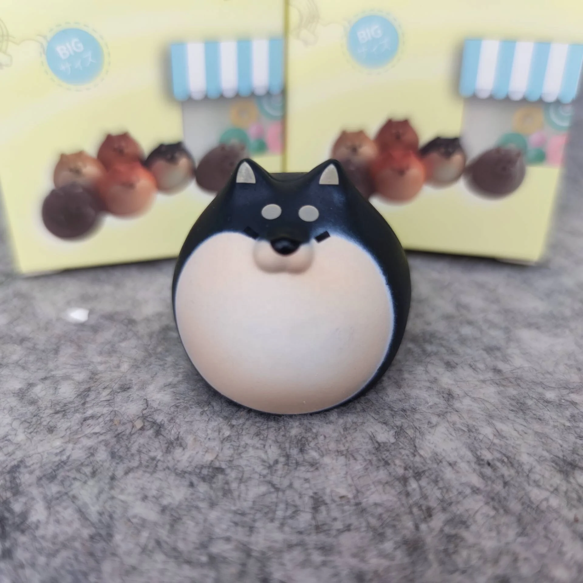 Bestselling Wholesale pvc cartoon cute Model kawaii toy animal doll fat bread Shiba Inu Dog Mystery figure Blind Box