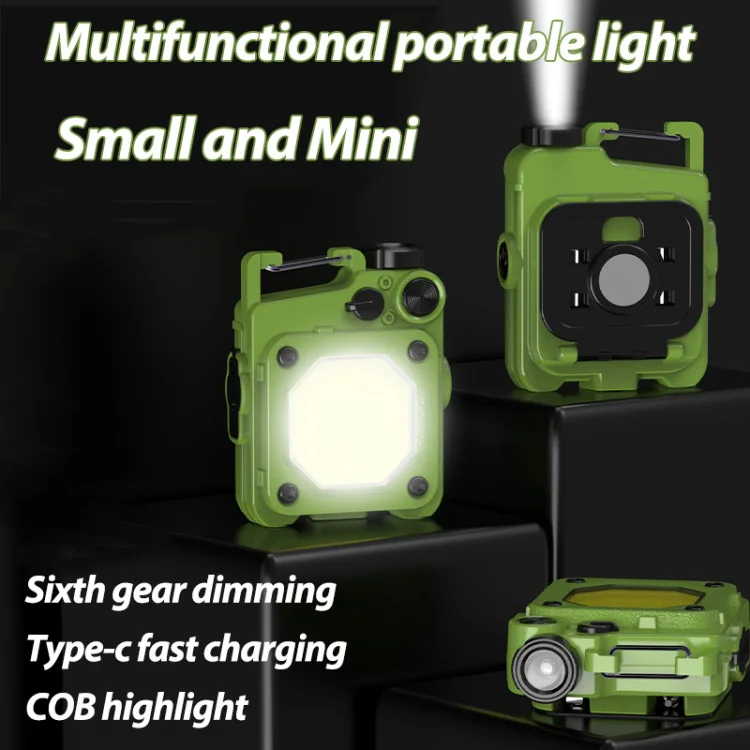 Mini Work Light Torch Small Pocket EDC Mini Keychain Flashlight For Camping