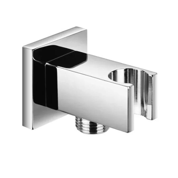 FIRMER New Water Inlet Valve Brass 90 Degree Convenient Angle Valve With Bathroom  Shower Head Holder Bracket  With Water outlet