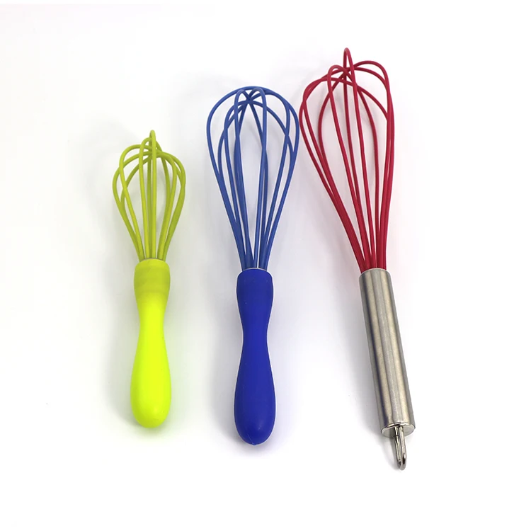 Coloful Bulk Whisk With Different Material Handle