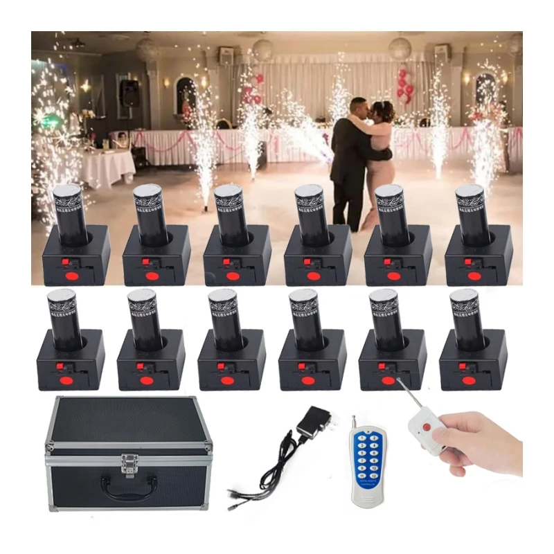 Factory Wholesale Fireworks Ignition Controller Stage Wedding Party Cold Fireworks Controller 2 Control 12 Rechargeable Models