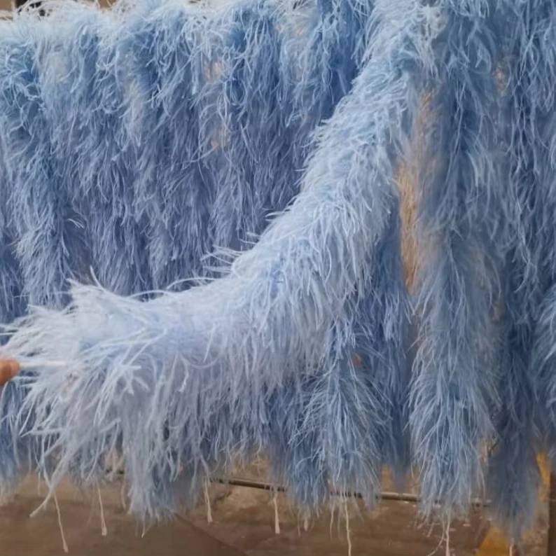 3ply Cheap Red Scarf Ostrich Feather Boa for Women Home Party Wedding Xmas Decor  Craft Clothing Costume Dance Dress Accessory