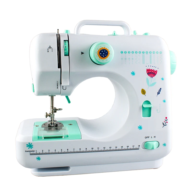  VOF 2021 New Design FHSM-505G Homeuse Multifunction Mini Sewing Machine with 12