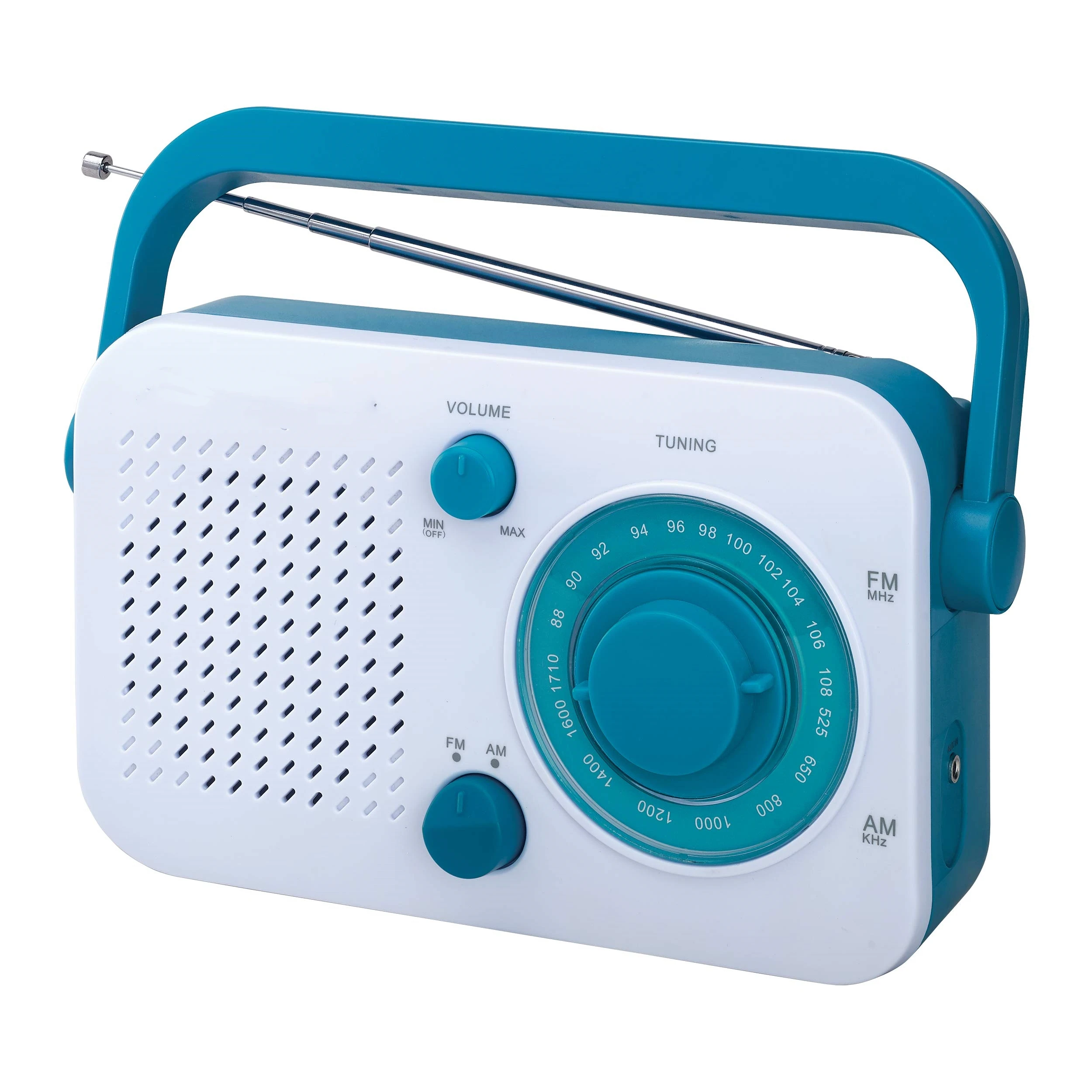 Vofull Hot Sales New Design Small Transistor Am Fm Portable Radio Blue Shortwave Receiver Retro Radio
