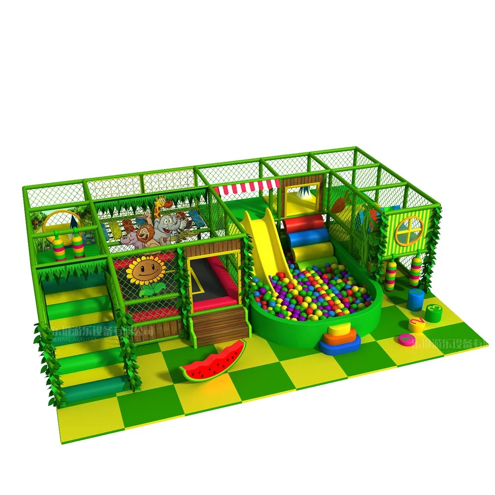 indoor mall kids games baby toy center forest play grounds equipment