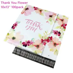 Stock or custom design printed PE plastic packaging bags polymailer for cloths packaging