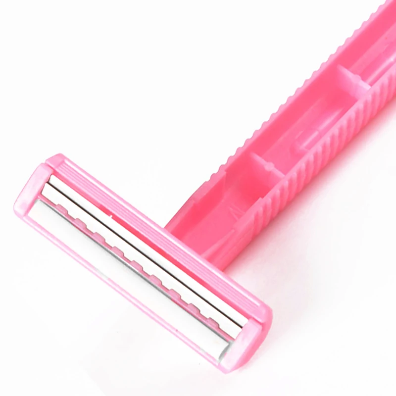 Max brand Shaving razor factory disposable razor twin blades women use pink razor