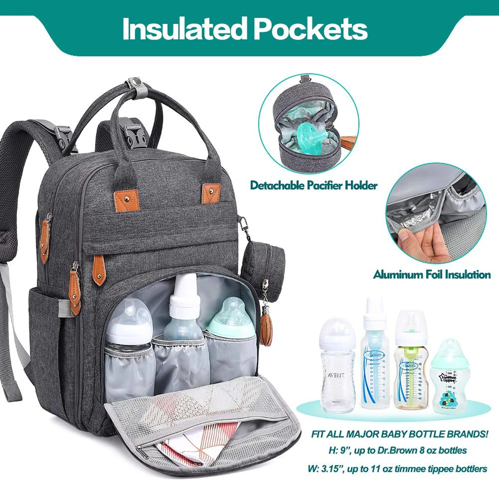 large capacity outdoor multifunction travel backpack diaper baby bags for mothers