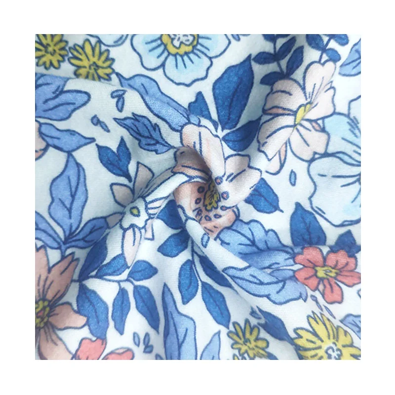 Hot sale 100% Cotton Digital Printed Jersey Fabric For T-shirt