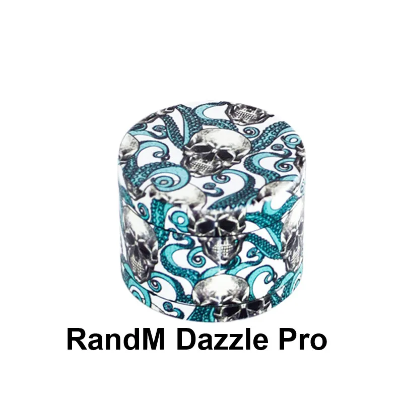 
Hot sale new style RandM Herb grinder full body color printing Rick Morty zinc alloy dazzle pro metal herb grinder 