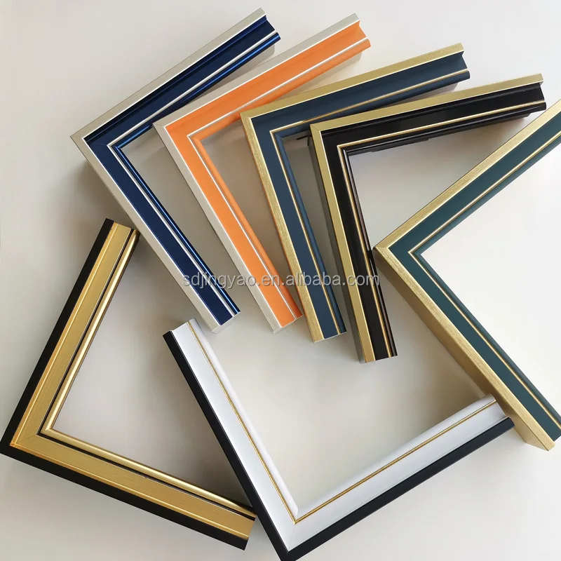 New PS line word picture frame decorative picture frame strip modern simple dressing mirror outer frame strip