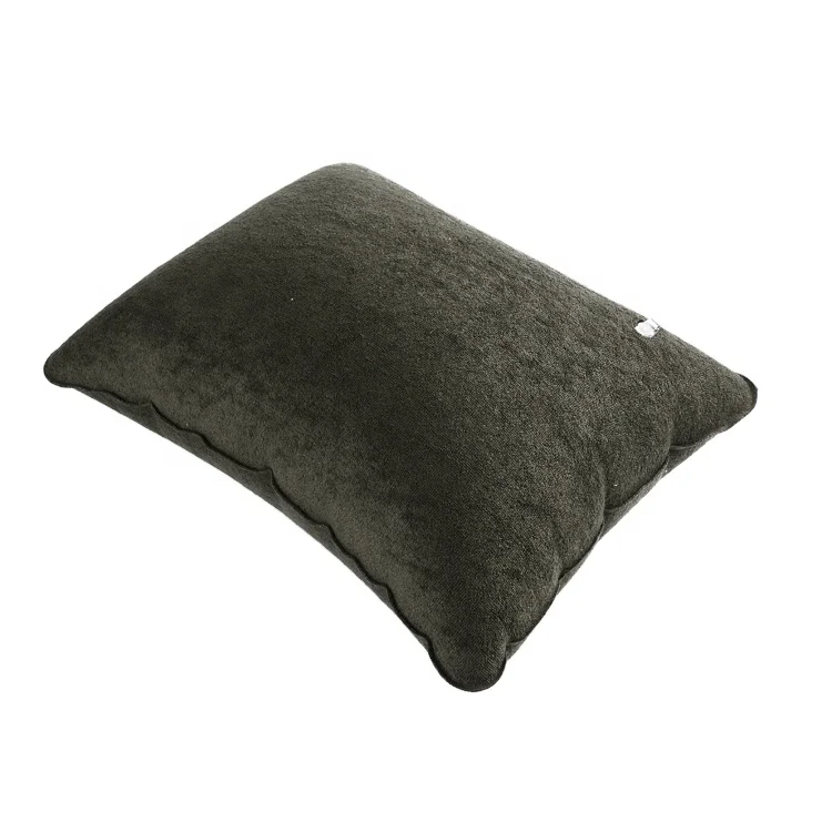 Wholesale Inflatable Solid Color Fleece Neck Rest