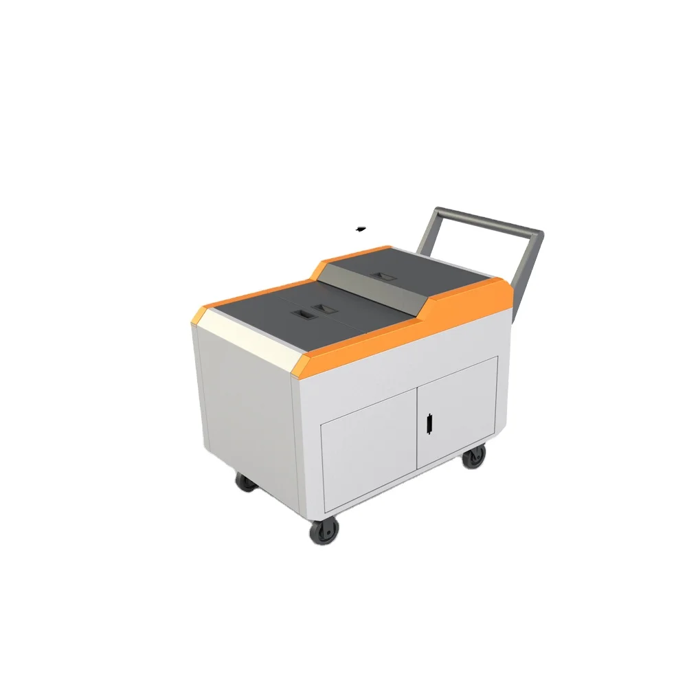 Workshop Garage Metal Tool Cabinet Metal Tool Trolley / Tool Cart with Handle and Wheels