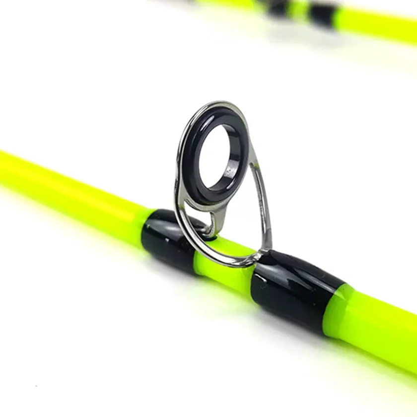 Stably catching big fish super light and hard Cross border page for fishing rod solid glass socket rod screw buckle 2 section