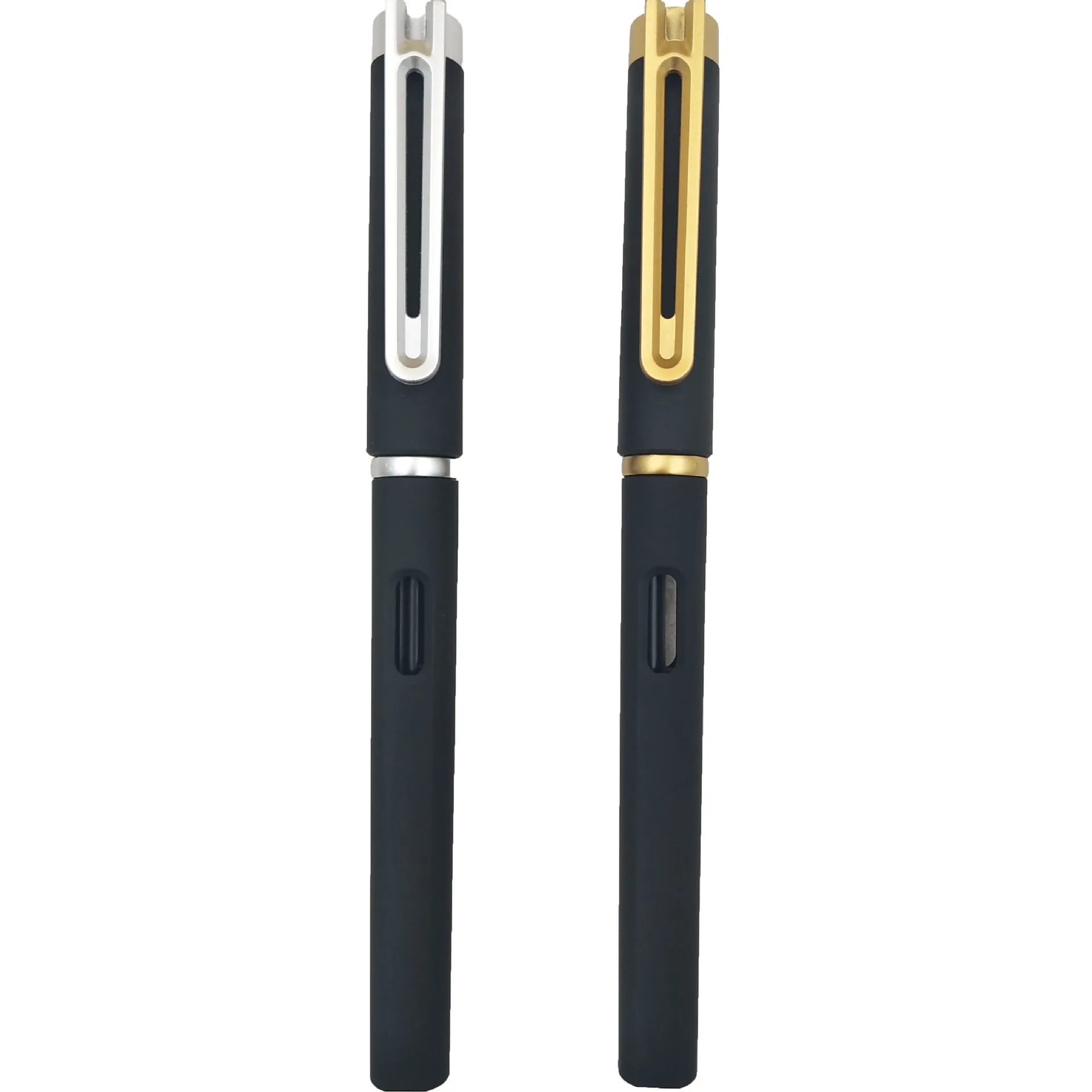 Business Advertising Ballpoint Pen Custom Logo Water Based Black Gel Pen Signature Carbon Pen