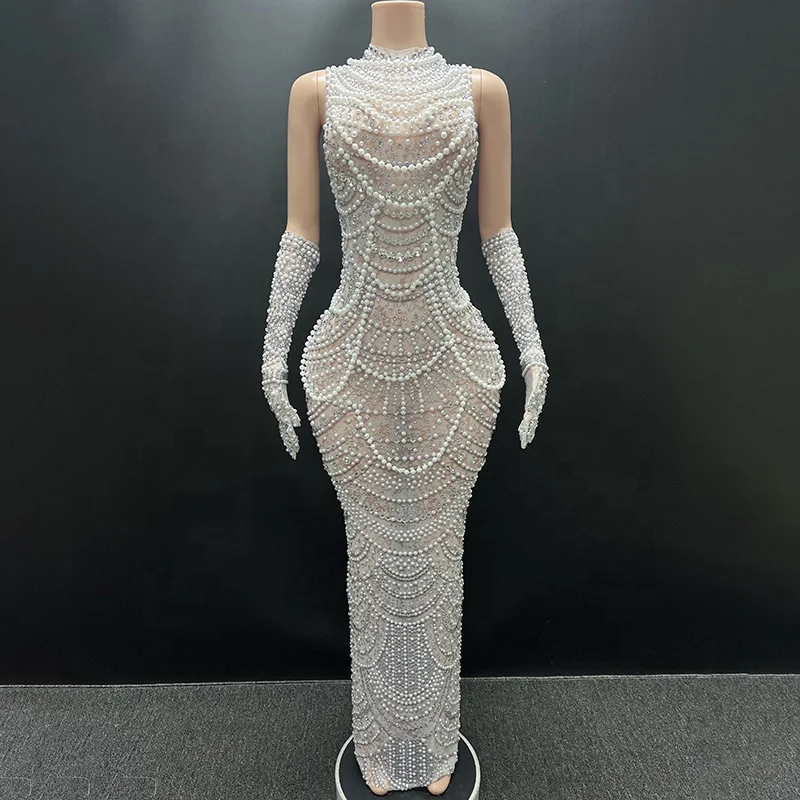 Y3710-B Trending Products 2024 New Arrivals Womens Clothing Sexy Club Bodycon Dresses Club Dress Sexy With Gloves