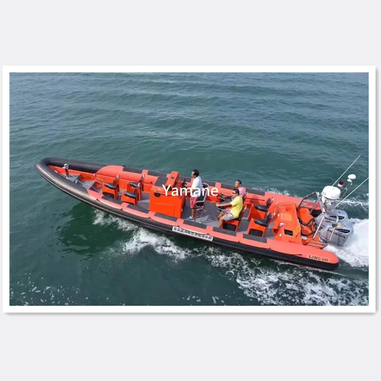 8.5m red lifeboat