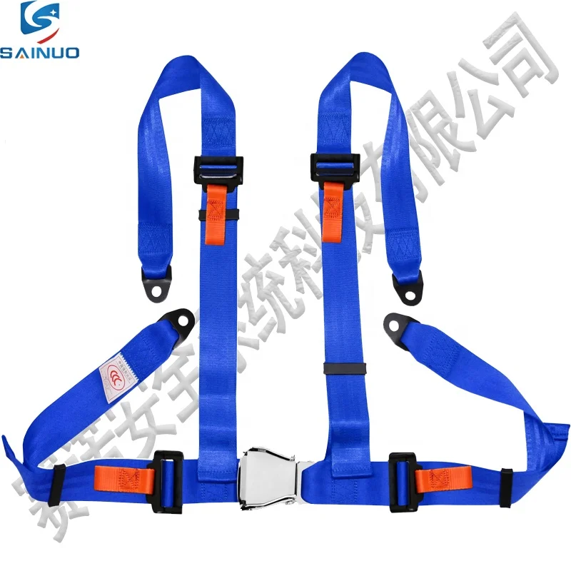 Racing 4-Point Seat Belt for Roller Coaster Kart Dodgem