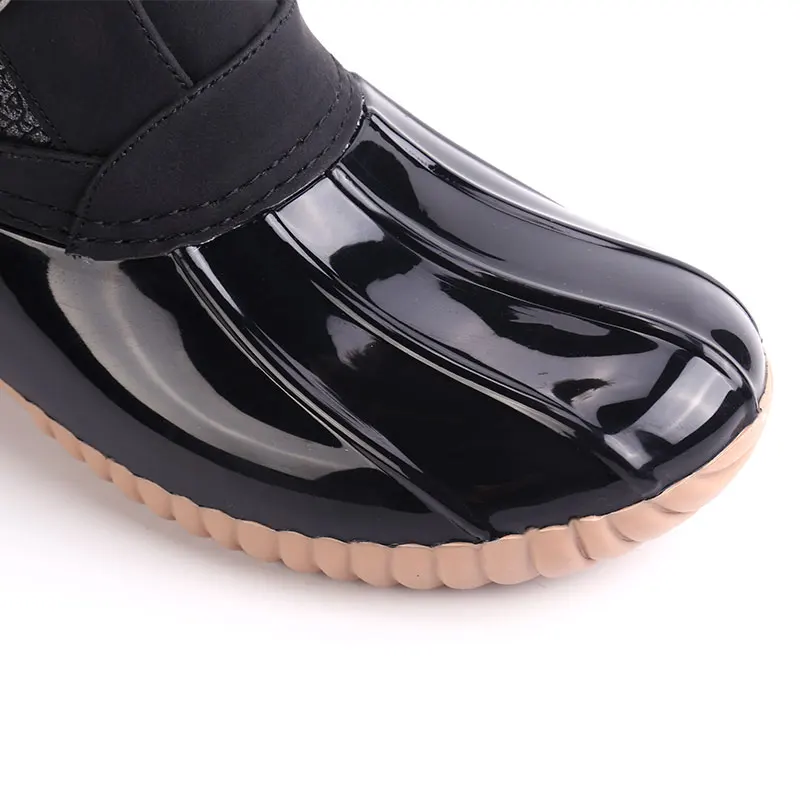 Wholesale Lace Up Waterproof Fashion Winter Duckboots Boots Women Shoes