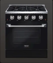 SENG ETL certified 4 burner gas standing cooker stove with oven