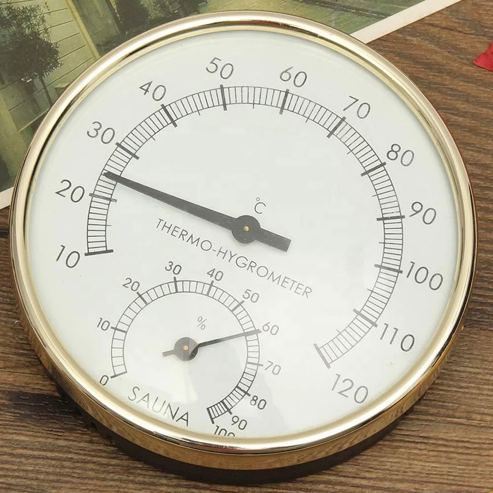 Sauna Accessories  Thermometer and Hygrometer for Sauna Steam Rooms