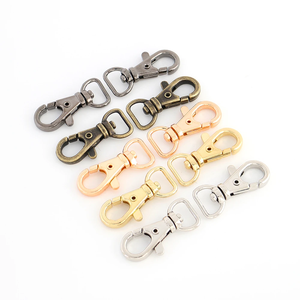 Swivel Clasp Claw Dog Collar Hook Lobster Strap Clip Purse Handbag Key Ring Webbing Keychain Hardware
