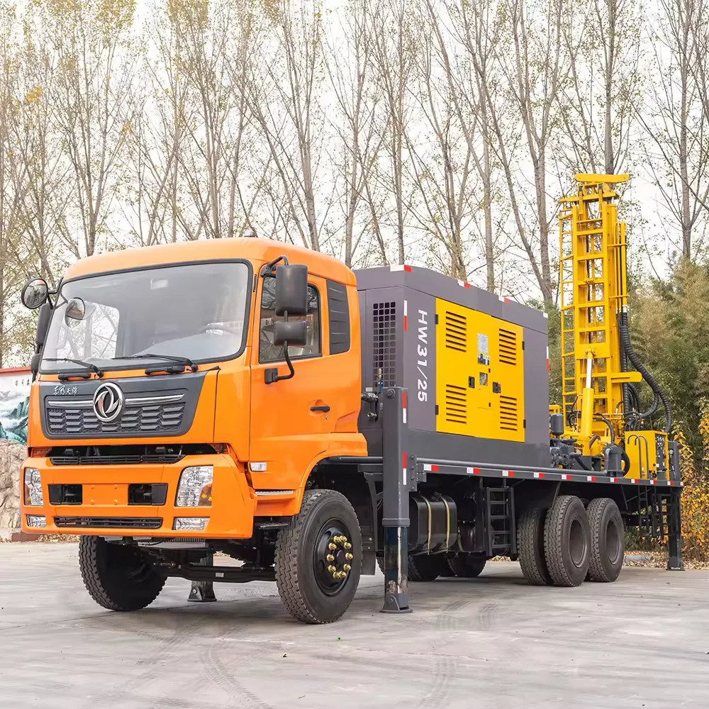 300 meters depth borehole drilling rig machine water well drilling trucks for sale