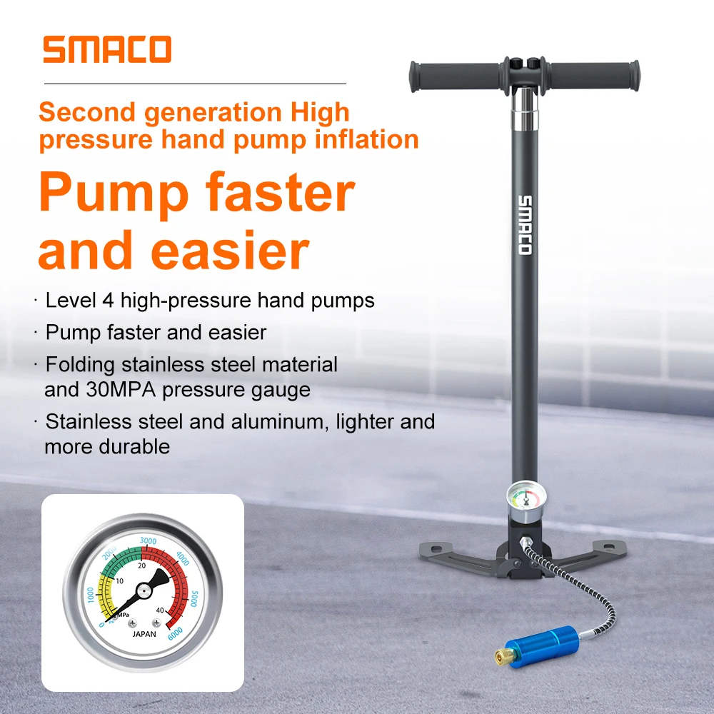 SMACO 1L Diving Tank For Underwater Breathing Air Cylinder Diving Equipment Scuba