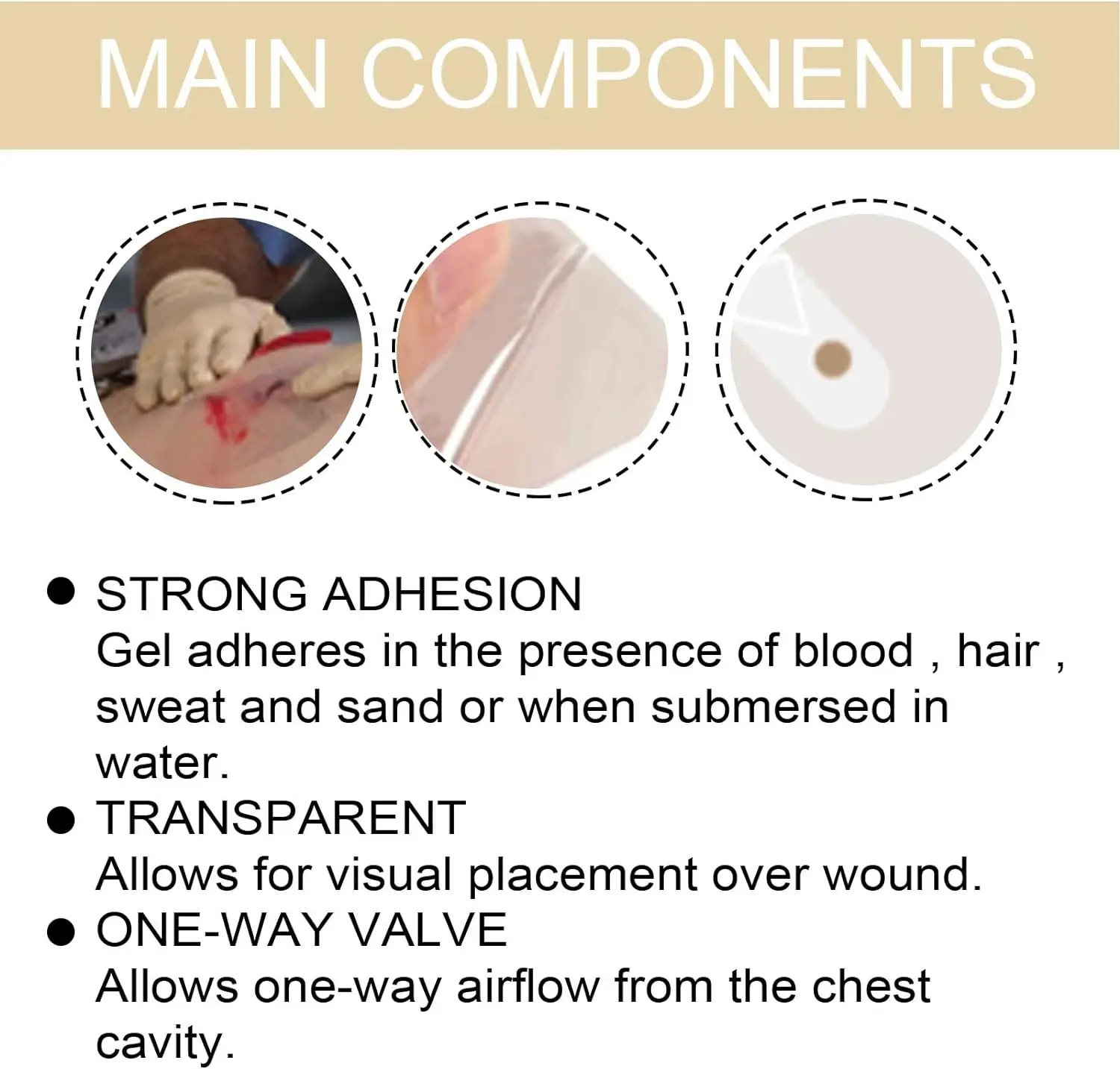 Halo hyfin Vent груди уплотнение перевязочный материал маяк