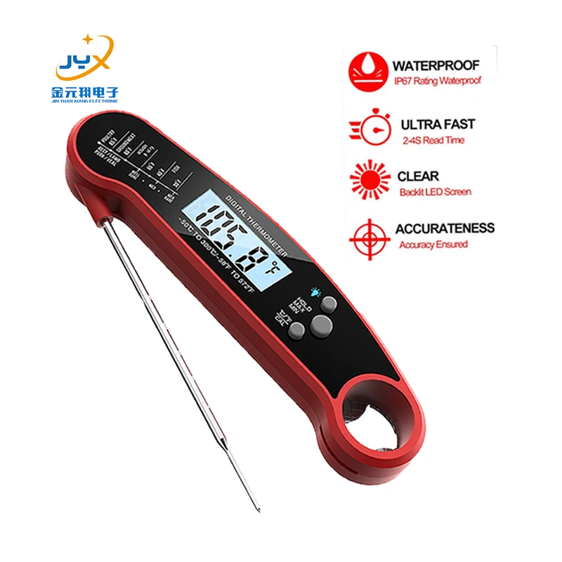 Super Fast response Digital Instant Read Meat LCD Thermometer for Kitchen Food Cooking BBQ