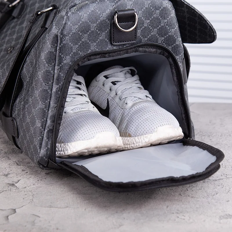 Large capacity luxury business foldable travel duffle bag travel tote bag garment bag