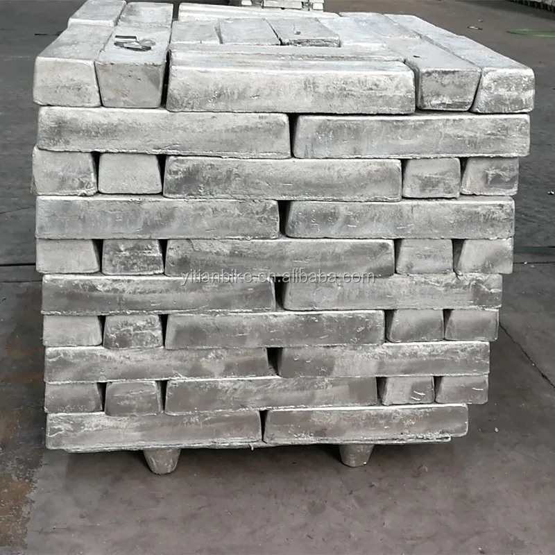 
 Недорогие Серебристые белые цинковые слитки, цинковые металлические слитки с чистотой 99.99% для продажи из Китая  