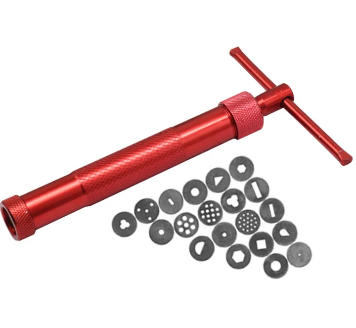 
2020 new Rotation 20 Different Types Cake Decoration Clay Extruder Sugar Paste Extruder 