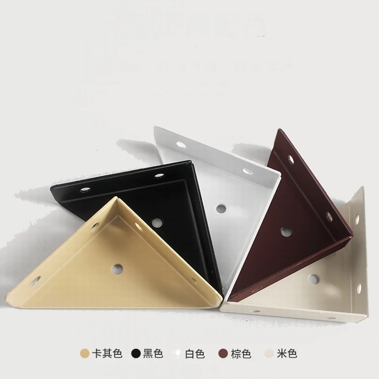 Good Quality Manufacturer Customizable Triangle Bracket Metal Furniture Bracket Flat Plate Fastener Legs Joining Support