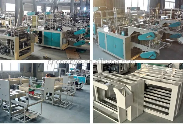 
Fully automatic high speed coreless plastic rolling bag making machine 