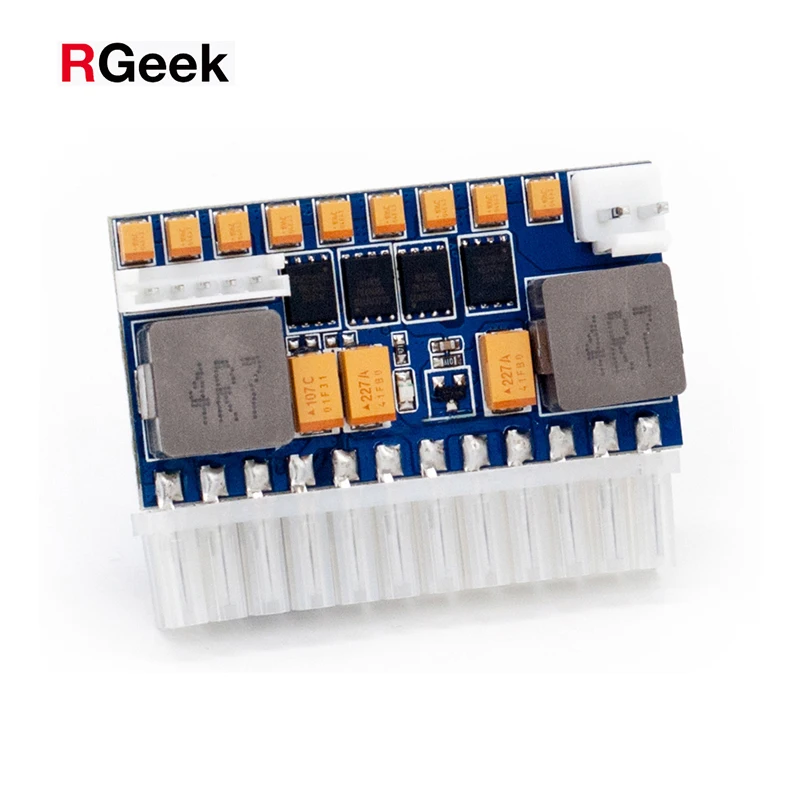 RGeek 24pin DC 12V Input 250W Peak Output Switch ATX Pico PSU MINI ITX PC Power Supply Board