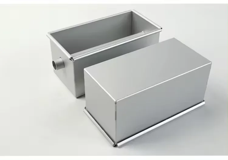 100g Aluminum Cookware Bakeware for Home Kitchen Bread Loaf Baking Pan Hollow Middle Sandwich Toast Bakery Baking Dishes Pans