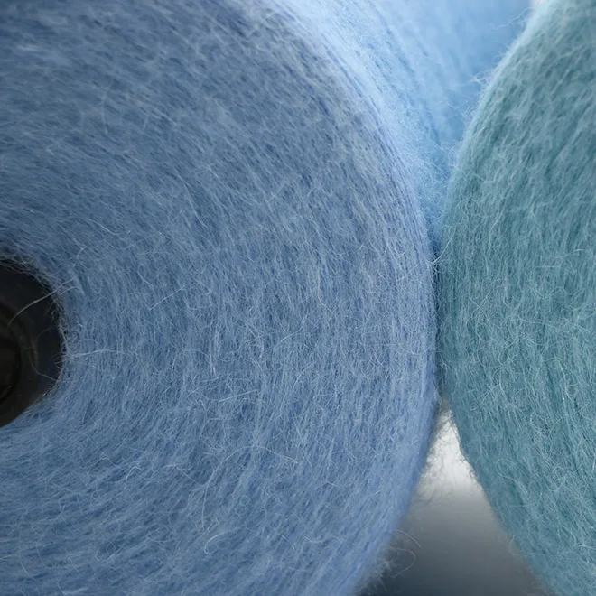Best Sellers mohair yarn wool with mohair silk yarn weaving and bobbin yarn for mohair knitting
