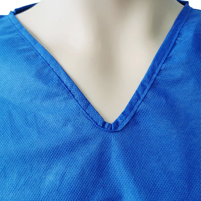 HOT! Disposable medical SMS Patient Pajamas for Men