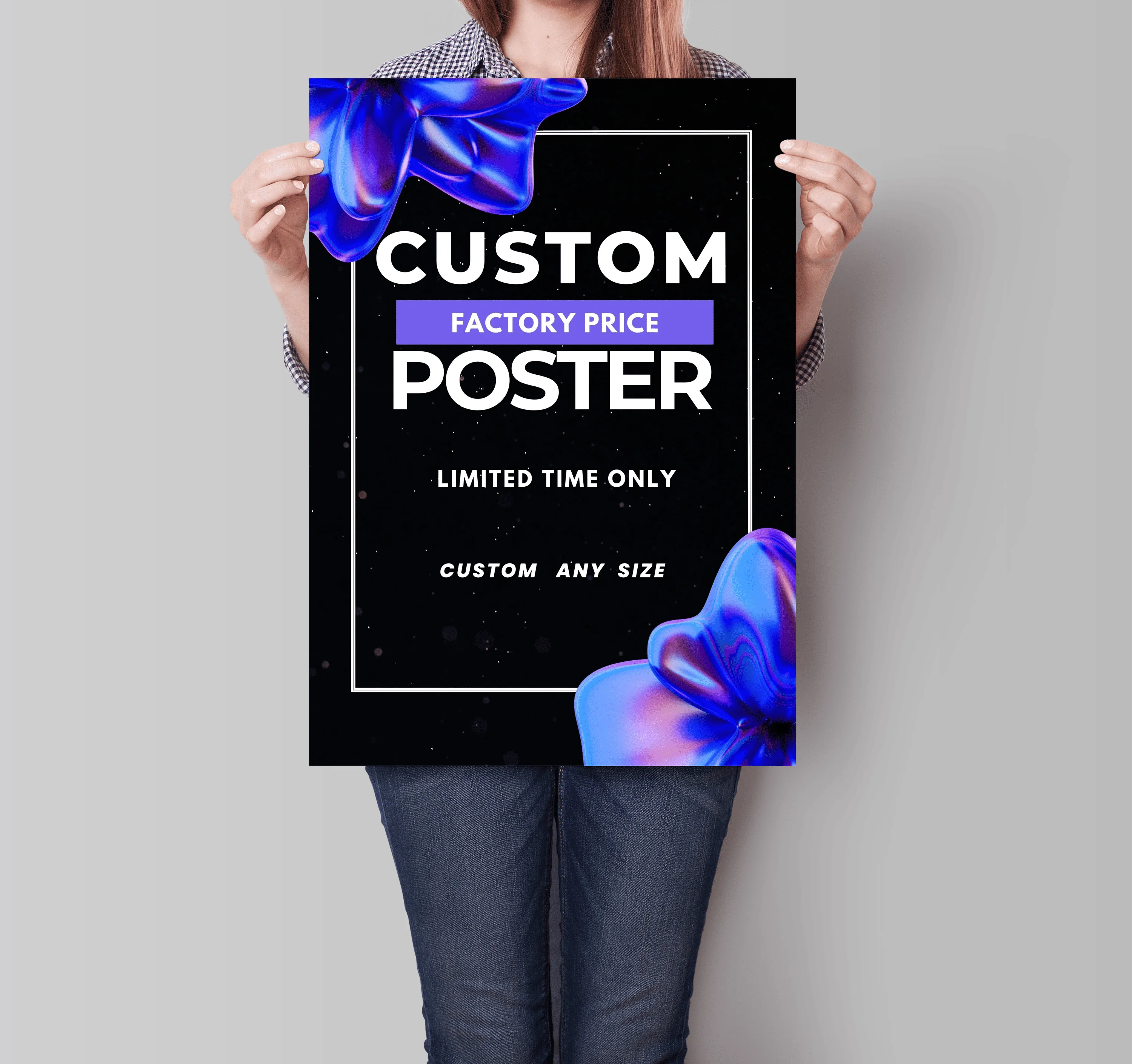 Wholesale Custom Paper Printing Wall Art Poster 50*70 Poster Color Advertising Flyer Poster