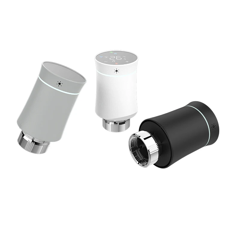 Tuya WiFi Smart Life Modern Radiator Valve Thermostat Zigbee Thermostatic TRV for Hotel 220V BNS Control Smart Home System