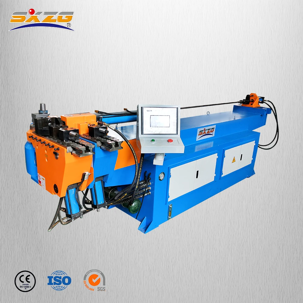 1 2 3 4 inch hydraulic manual pipe bender and SXZG automatic SS MS NC pipe bender machine