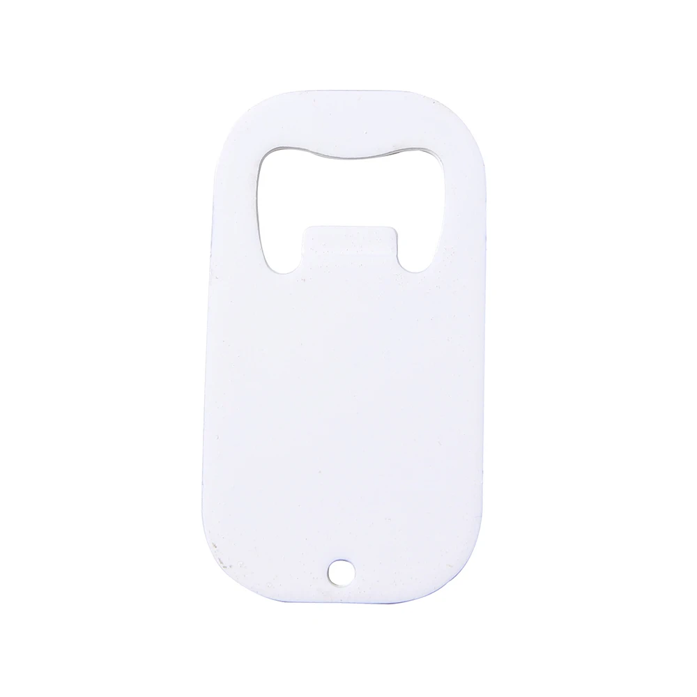 Брелок для бутылок металлический шнурок на заказ пустой ключ стальной логотип с магнитным держателем вина нержавеющая открывалка пива сублимационной печатью