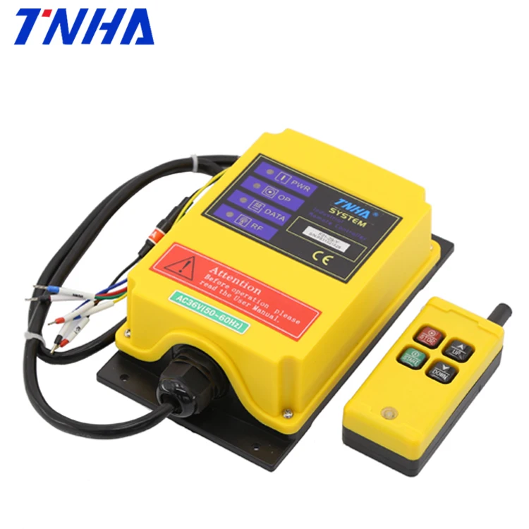 TNHA Wholesale- Industrial wireless remote control winch crane remote control for hoist single speed