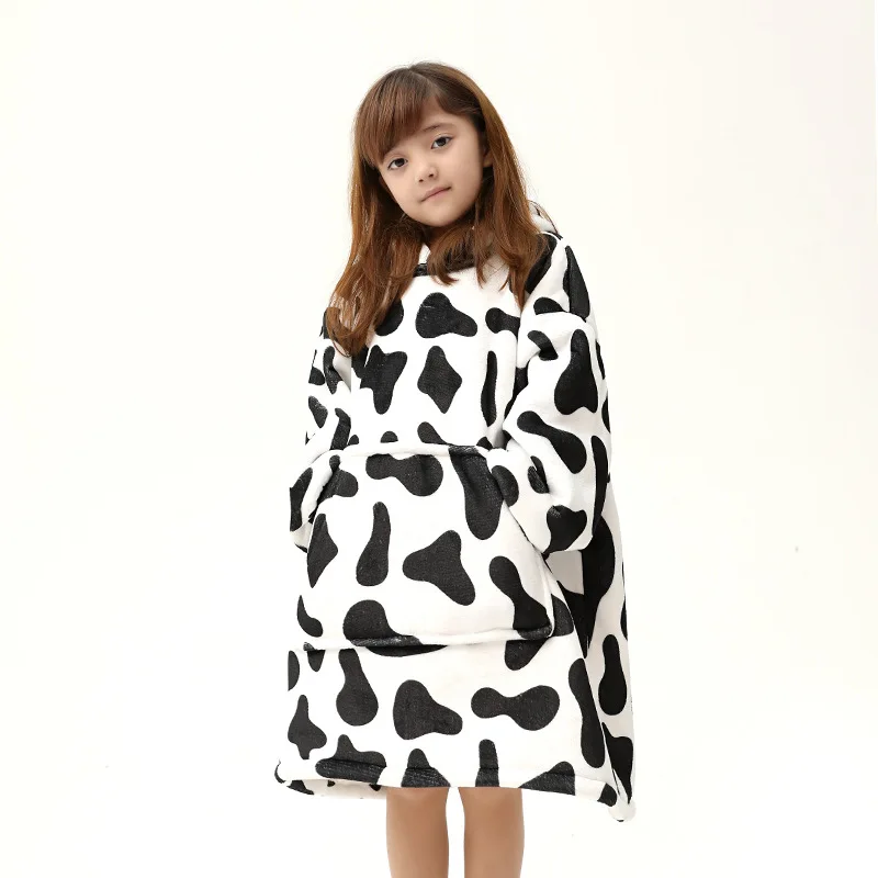 Bedsure Wearable Blanket Hoodie With Sleeves Original Children Kids Toddler Designs Custom Available Winter Sweatshirt